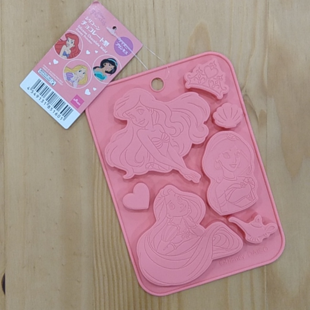 Disney Princesses Silicone Chocolate Mold Ariel Jasmine Rapunzel
